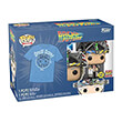 fpptee adult back to the future doc with helmet glows in the dark vinyl figure t shirt m photo