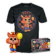 fpteeadult five nights at freddys security breach balloon foxyflockedvinyl figure t shirt l photo