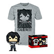 funko pop tee adult my hero academia shota aizawa vinyl figure and t shirt l photo