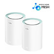 mesh wi fi gigabit ac1200 cudy m13002 pack photo