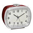 tfa 60103205 analogue alarm clock red photo