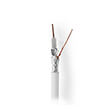 nedis csbr4050wt1000 coax cable 4g lte proof 100 m reel white photo