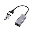 cablexpert usb 31 type c gigabit network adapter space grey photo
