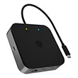 icyboxib dk408 c41 7 in 1 usb 4 docking station with dual  photo