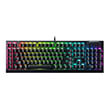 razer blackwidow v4 x rgb gaming mechanical keyboard macro keys yellow linear switches photo