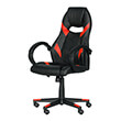 carmen 7605 gaming chair black red photo