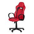 carmen 7525 r gaming chair red black photo