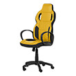 carmen 7510 gaming chair black yellow photo