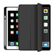 flip smart case inos apple ipad 102 2019 2020 2021 with tpu back cover sc pen black photo