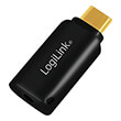 logilink ua0356 usb 32 audio adapter usb c m to 35 mm f black photo