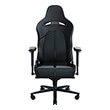 razer enki black gaming chair built in lumbar arch memory foam pu leather adjustable recline photo