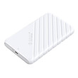 orico 25 hdd ssd enclosure 6 gbps usb c 31 gen1 white photo