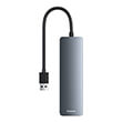 baseus ultrajoy series 4x usb 30 hub lite 15cm space grey photo
