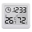 greenblue thermometer with clock function white gb384w photo