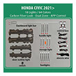diq ambient honda civic mod2021 digital iq ambient light honda civic mod 2021 18 lights photo