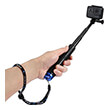 puluz selfie stick for sports cameras black photo