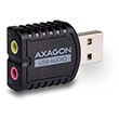 axagon ada 10 usb20 stereo audio mini adarter photo