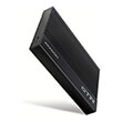 axagon ee25 gtr usb c 32 gen 2 sata 6g 25 external ribbed box black photo