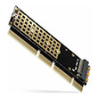 axagon rcem2 1u rci e 30 16x m2 ssd nvme ur to 80mm ssd low rrofile 1u photo