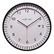 nextime clock 3058wi quick 35cm wall white black photo