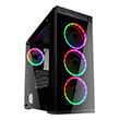 case kolink horizon rgb midi tower tempered glass pc case black photo