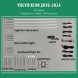 digital iq ambient light for volvo xc90 mod 2015 2024 23 lights photo