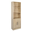 bibliothiki melaminis ensley hm202702 sonama 60x30x180 ek photo