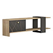 epiplo tileorasis henriette hm890012 melamini se sonama mayro marmaro 120x25x37yek photo