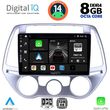 digital iq bxf 7227 cpa a c 9inc multimedia tablet for hyundai i20 mod 2008 2012 photo