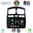 digital iq bxf 7236 cpa 9inc multimedia tablet for hyundai santa fe mod 2003 2006 photo