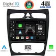 digital iq bxf 6406 cpa 9inc multimedia tablet for mercedes clk w209 mod 2000 2004 photo