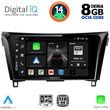 digital iq bxf 7468 cpa 10inc multimedia tablet for nissan qashqai xtrail mod 2014 2021 photo