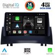 digital iq bxf 6555 cpa 9inc multimedia tablet for renault megane 2 mod 2002 2008 photo