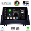digital iq bxf 7555 cpa 9inc multimedia tablet for renault megane 2 mod 2002 2008 photo