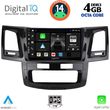 digital iq bxf 6720 cpa 9inc multimedia tablet for toyota hilux mod 2005 2016 photo