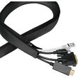 logilink kab0082 cable flexwrap with zipper 30mm 5m black photo