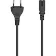 hama mains cable euro plug 2 pin socket 075m hama 200731 photo