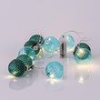 eurolamp 10 therma leyka led 5mm prasines glass mpales 6cm 3xaa diafano kal 50cm ip20 600 11245 photo