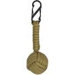 mprelok albainox double carabiner with paracord ball coyote photo
