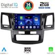 digital iq bxc 3720 cpaa 9inc multimedia tablet for toyota hilux mod 2005 2016 photo