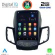 digital iq bxc 3854 cpaa tesla style for ford fiesta mod 2008 2017 photo