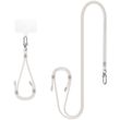 spigen universal set 2 cross body strap 1p wrist strap 1p contag2 1p pearl white photo
