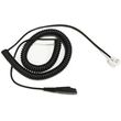 supervoice svc qd305 headset qd to rj9 bottom cable photo