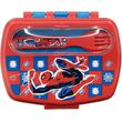 stor marvel spider man arachnid grid funny sandwich box with cutlery 74709 photo
