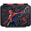 stor marvel spiderman black board stainless steel clamp rectangular sandwich box 1100ml photo