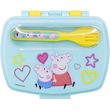 stor peppa pig core 2022 funny sandwich box with cutlery 13909 photo