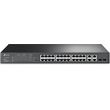 tp link tl sl2428p 24 port 10 100mbps 4 port gigabit smart switch with 24 port poe  photo