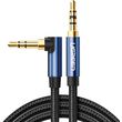 ugreen 35mm to 35mm audio cable av112 angled 15m blue photo