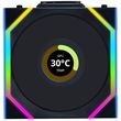 lian li unifan sl wireless lcd 120 1pcs black case fan photo