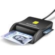 axagon cre sm3sd usb smart card sd microsd sim card flatreader photo